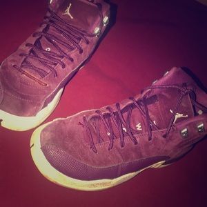 Velvet/purple Jordan’s